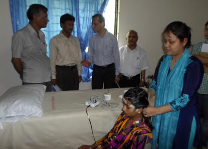Photograph of EEG Camps being conducted by SH Banu