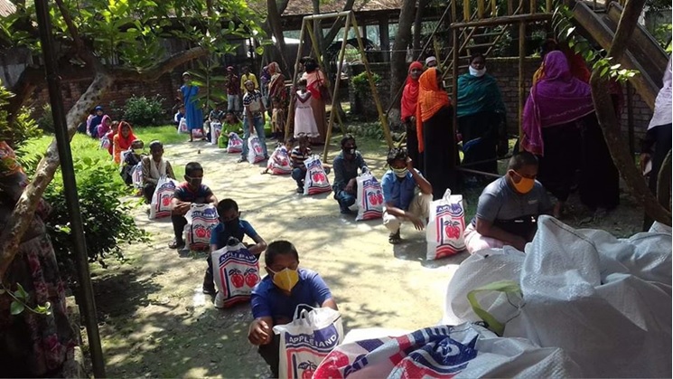 Relief distribution at BPF School